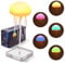 Umikk Quallenlampe, LED Fantasy Quallenlampe, Leuchtende Quallen, LED Quallen Lampe Stimmungslicht Geschenke, Tragbare Quallen Lampe, für Dekorative Atmosphärenbeleuchtung (mit Sockel)