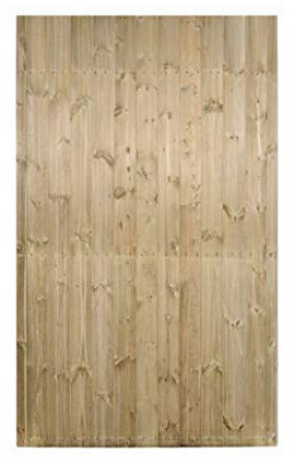 Castle Wooden Flat Top Garden Gates Tongue & Groove Arch Arched Wood Timber (900mm Wide x 1800mm High CA32)