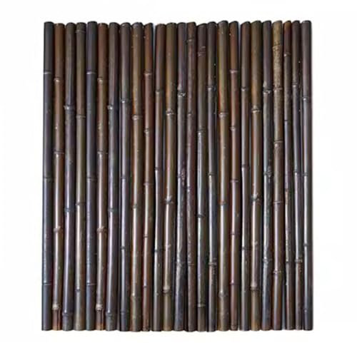 Panneau de clôture en bambou naturel pour jardin, piscine, terrasse (marron, 1,5 x 2 m)