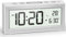 YouJabz Digitaler Wecker mit grossem LED-Display, Bettwäsche-Wecker, Batteriebetrieben mit Nachttischlampe, 5-Alarm-Planung, Snooze-funktion, Automatische Helligkeitsanpassung, Kalender, 12/24HR,°F/°C