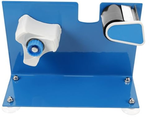 OSALADI Tisch Klebebandabroller mit Saugfuß Eisen für Klebebänder bis 5cm Breite und 19cm Außendurchmesser für Büro und Zuhause