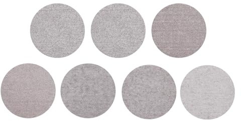 sourcing map 225mm Mesh Sanding Disc, 21pcs 60/80/100/120/150/180/240 Grit Dust Free Drywall Sandpaper Hook and Loop Sander Pads for Drywall Putty Floor