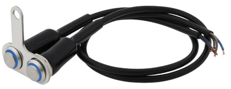 OTOTEC Interrupteur de guidon de moto LED 12 V réglable en acier inoxydable interrupteur marche/arrêt momentané, bleu