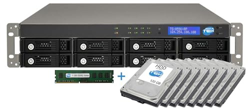 SIMPLETEK - Unità Server NAS Rackmount 2U - 8 Slot 3,5/2,5 SATA I/II - Supporto Max 2GB RAM - Singolo Alimentatore (Ricondizionato)