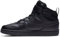 Nike Court Borough Mid 2 (PSV) Sneaker, Black/Black-Black, 27.5 EU
