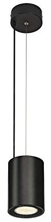 SLV SUPROS PD, Indoor LED Pendelleuchte, rund, schwarz, 4000K, 60° Reflektor, CRI90, 3520lm