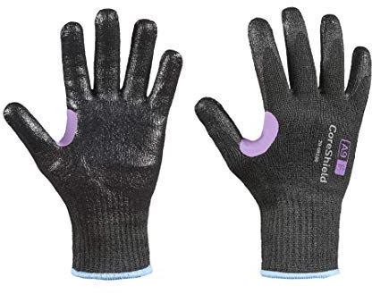 Honeywell CoreShield, rivestimento nero in lega HPPE/Kevlar/Kevlar, rivestimento nero nitrile liscio, A9/F
