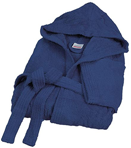 Bassetti Accappatoio 100% Spugna di Puro Cotone Tinta Unita Lungo con Cappuccio e Tasche Altamente Assorbente Adulto Unisex vari colori e taglie da S a 5XL