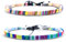 Made by Nami Boho Surfer-Armband 2-er Set Damen & Herren - Handmade Strand Festival Accessoires - Ethno Hippie Style - 100% Wasserfest & Verstellbar - Freundschaftsarmbänder Mädchen (Gelb & Türkis)