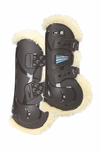Shires Arma Carbon SupaFleece Sehnenschuhe, Braun