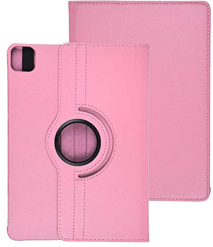 RKVMM Funda compatible con iPad Pro 12.9 2024/2021/2020, funda giratoria para iPad Pro 12.9 4ª generación, Pro 12.9 5ª generación, Pro 12.9 6ª generación (oro rosa)