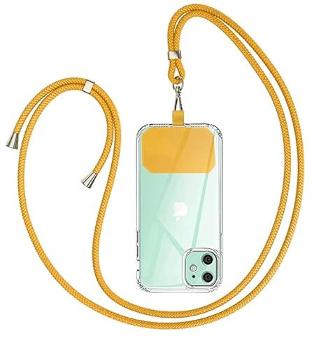 GUMO-LONG Handyband Universal zum Umhängen - Kompatibel mit jedem Handy und Smartphone, Kette zum Umhängen, Hülle mit Kordel, Handyband mit jeder Hülle kombinierbar