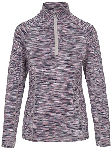 Trespass Edith Womens Long Sleeve Active Top Platinum Marl in Size - 8