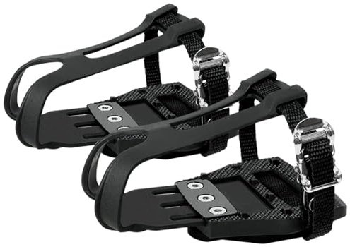 BV Fahrradpedale Shimano SPD kompatibel 9/16 Zoll mit Zehenclips (SPD Cleats enthalten) – Fahrradpedal mit universeller Passform für MTB/Spin/Indoor/Training/Peloton Bikes – Fahren Sie mit normalen