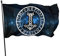 Garten Flagge 3x5 Ft Dekorative Banner Flags Wikinger Mjolnir Und Runenrad Nordisches Symbol Saisonale Flag Welcome Piraten Flagge Für Bauernhaus Sommer Terrasse, 90x150cm