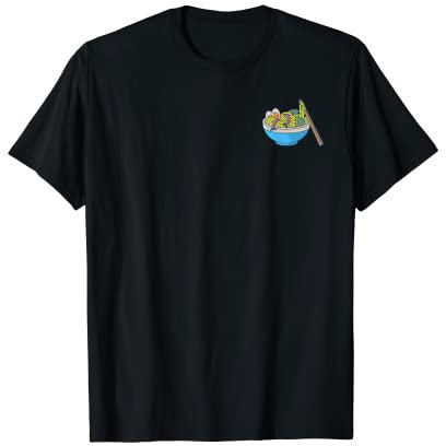 Ramen Bowl With Shrimp And Egg Japanese Noodles T-Shirt