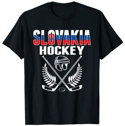 Slowakei Eishockey Fans Trikot Slowakische Hockey Team Supporter T-Shirt