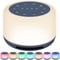 COLORLAM Macchina del Rumore Bianco 30 Suoni 5 Livelli di Luminosità 7 Colori Lampada Portatile per Bambino Meditazione Yoga Ufficio