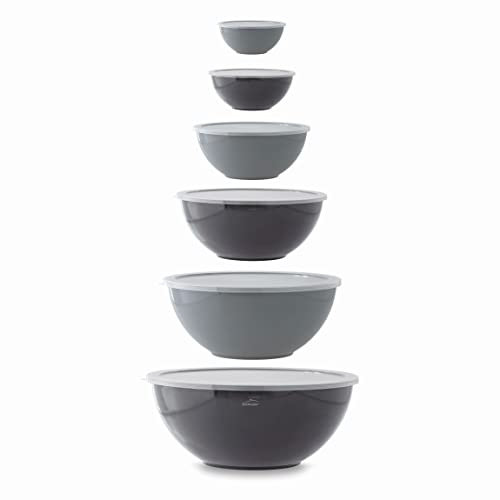 Lacor - 60055 - Lot de 6 bols MULTI, Bols, Saladiers, Contenants alimentaires, Polypropylène, Empilables