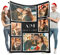 Easycosy personalisierte Decken für Paare Geschenke Benutzerdefinierte Bild werfen Decke Personalisierte Foto werfen für Freundin Ihr Geburtstag Anniversay Ideen 120×150cm