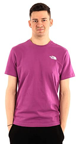 THE NORTH FACE Men's Redbox T-Shirts, Purple Cactus Flower, XS