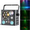 Akku led par licht Partylicht Disco RGB 5-in1 LED Bühnenlicht DMX-14CH Strahler mit Fernsteuerung Auto-/Sound Steuerung Muster Musikgesteuert für DJ Bar KTV Party Geburtstag