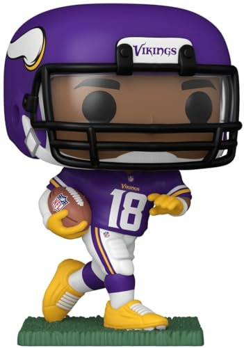Funko POP! NFL: Vikings - Justin Jets Jefferson - Collectable Vinyl Figure for Display - Gift Idea - Official Merchandise - Toys for Kids & Adults - Sports Fans