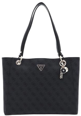 GUESS Women Noelle Girlfriend Sa Bag, Coal Logo