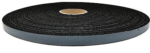 NADOtec EPDM-L Leicht Schaum Dichtungsband, selbstverlöschend, Dichtband, einseitig selbstklebend, 10 mm x 3 mm x 15 M/Rolle