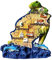 Ibiza Spanien Kreative Eidechse Karte Kühlschrank Magnet Reise Souvenir 3D Kühlschrank Dekoration Magnet Aufkleber Handwerk Kollektion