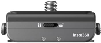 Insta360 Quick Release Mount, Compatible with Insta360 X3/ONE RS/ONE X2/ONE R/ONE X.