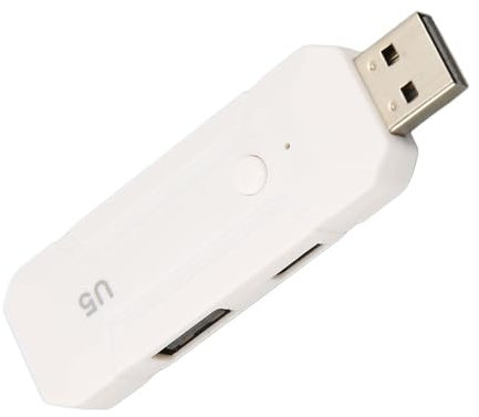 Adattatore Controller USB, per Adattatore di Gioco Conversione Segnale Adattatore USB Professionale per Supporto Controller Multipli, Tastiere Compatibili, Mouse,