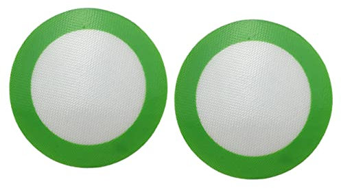 TOPBATHY 2 Pz tappetino per barbecue verdi Colore verde nascondere i contenitori tappetini per grigliare sicuro pieces pizza tappetino da forno in silicone il Cuscinetto in silicone