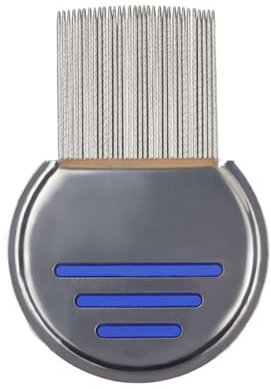 Okaywork Pettine pidocchi Pettine per pidocchi lendini professionale- Pettine antipidocchi per bambini rimuovere le dei pidocchi Rimuove lendini e uova Può essere utilizzato per animali domestici