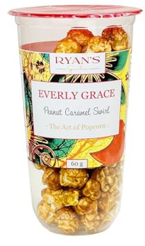 Everly Grace Popcorn Peanut Caramel Popcornbecher