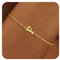RMMD Armband Damen Gold - 18K Gold Vergoldete Armband Buchstaben Armband Damen Gold F Armband Damen Armband Personalisiertes Namensarmband Damen Modeschmuck für Mädchen Geschenke