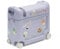Stokke JetKids BedBox, Arctic Blue - Aufsitzkoffer für Kinder von 2-7 Jahren (bis 35 kg) - Lässt Sich in EIN Bett verwandeln - Inklusive Matratze, dekorativen Aufklebern & verstellbarem Tragegurt