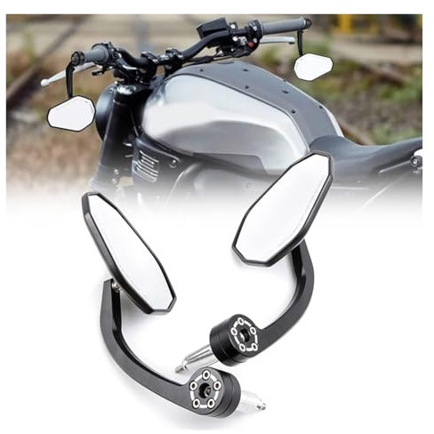 Motorrad Rückspiegel Für K&awasaki Z1000 Z750 ER-6F ER-6N Bar End Spiegel Dekoration Motorrad