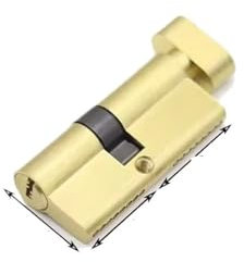 MJINA Cylindre de Serrure de Porte avec 3 clés Hauteur 32MM Longueur 90mm 95mm 100mm for Porte en Alliage d'aluminium Cylindre de Serrure Excentrique de Porte antivol(30x60T)