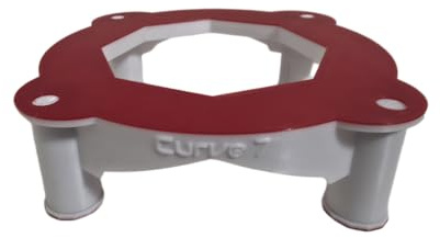 3DReeF Adjustable Stand for Bubble Magus Protein Skimmers, Height 3-6cm 4-8cm 5-10cm, Custom Color Available (Curve 5/A5, 5 to 10cm)