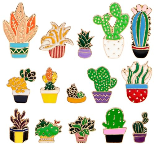 Sxutop 10 Pièces Broches en Émail Adorable Épingles en Émail Amusants Badges en Émail Pins Décoratif Badge de Broches d'Animaux Mignons pour Sac à Dos Vêtements Décoration de Fête