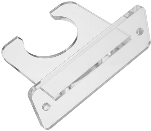 Happyyami Sportgeräte Aufbewahrung Wandhalterung für Tischtennisschläger aus Robustem Acryl Transparenter Tischtennis Paddelhalter für Zuhause Fitnessstudio und Jeden Raum