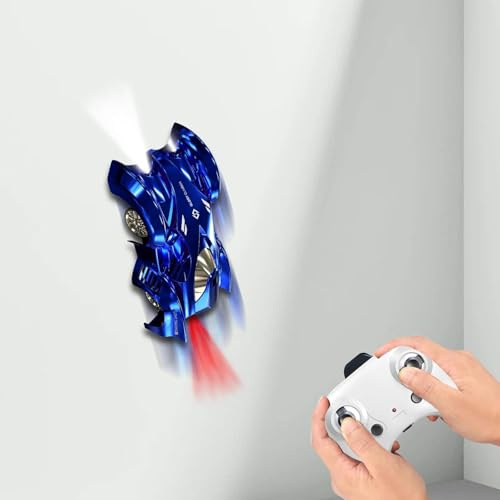 7JI Ferngesteuertes Wand Klettern Auto, RC Stunt Spielzeug Car für Kinder | Elektrisches Schwerelosigkeits-Wand kletterndes Auto, LED Coole Lichter, Geschenke für Jungen und Mädchen