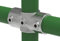 Fenau | Kreuz-Verbinder, Rohrverbinder, 90-Grad, Ø 60,3 mm, Kreuz-Stück, Temperguss galvanisiert, feuerverzinkt, inkl. Schrauben