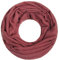 Majea Loop Cary Basic Schal Tuch Damen-schal Schlauchschal Rundschal Halstücher uni unifarben Loopschal einfarbig (880005) (marsala)