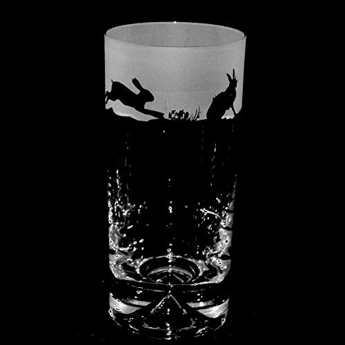 Animo Glass Trinkbecher mit Hasen-Motiv