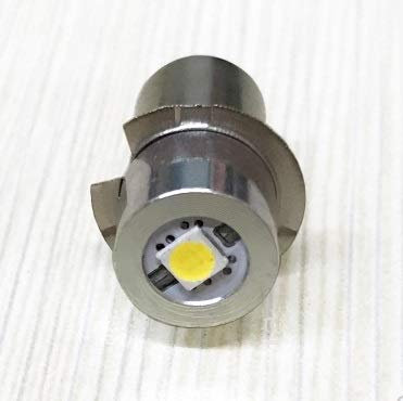 Nikou Bombilla de actualización LED de alta potencia - P13.5S Bombillas de repuesto de 3W Bombilla de actualización para linternas MagLite (tamaño : Warm White 4~12V)