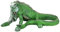 colourliving Leguan Figur 52 cm grün Echse Reptilien Dekofigur Gartenfigur Tierfigur exotische Dekoration lebensecht