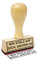 Stemplino® Textstempel - bin stolz auf dich, weiter so - 50mm x 15mm Holzstempel mit Text Bürostempel Firmenstempel Stempel Büro Text Stempel