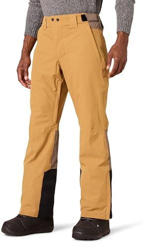 Amazon Essentials Herren Wasserdichte Isolierte Schneeskihose, Schwarz Gold Farbblock, XXL